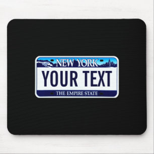 New York License Plate _1  Mouse Pad