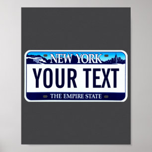 New York License Plate _1 Poster