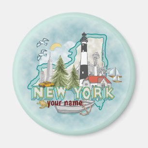 New York Lighthouse magnet