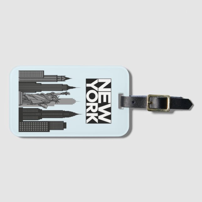 New York  Luggage Tag (Front Horizontal)