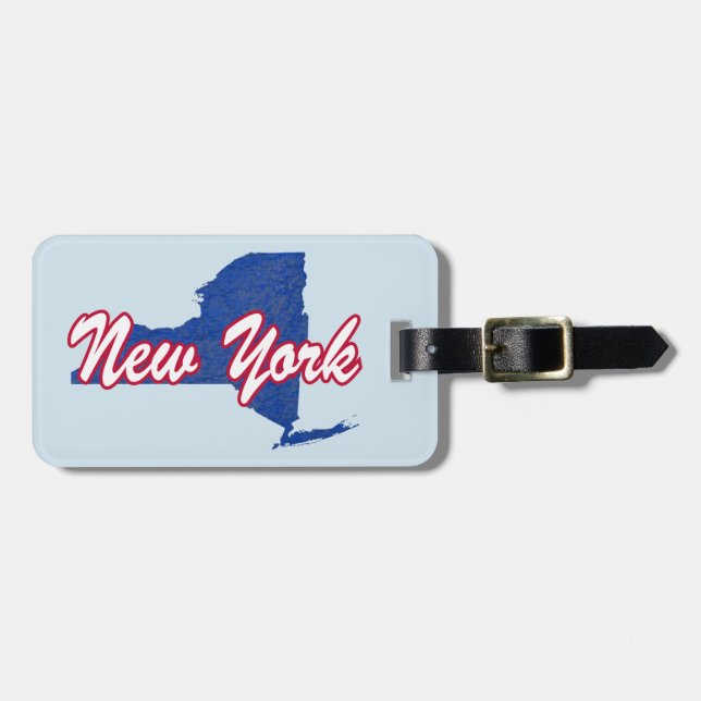 New York Luggage Tag (Front Horizontal)