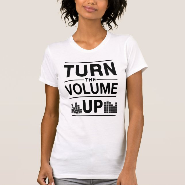 New York Mayor Mamdani Turn The Volume Up T-Shirt (Front)