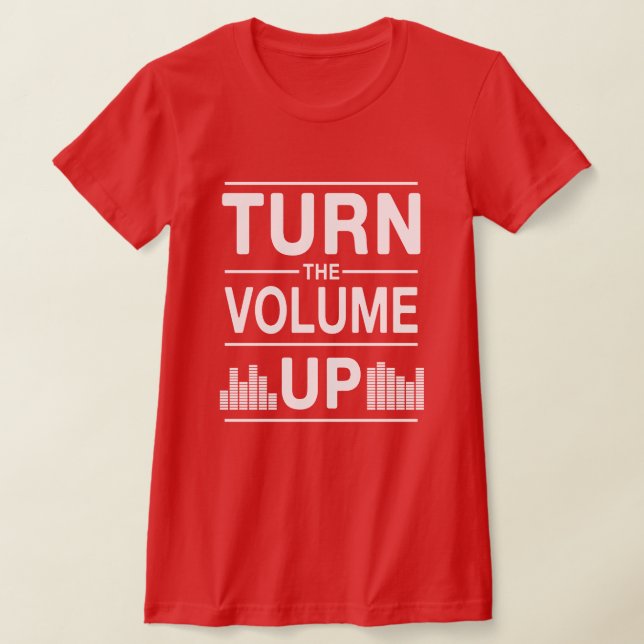 New York Mayor Mamdani Turn The Volume Up T-Shirt (Laydown)