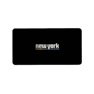 New York Men Women Gift  Label