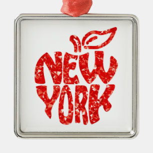 NEW YORK METAL TREE DECORATION