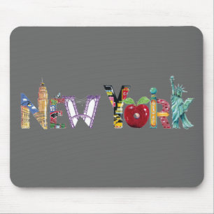 New York mouse pad