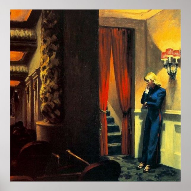 NEW YORK MOVIE  EDWARD HOPPER POSTER (Front)