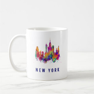 New York Mug | Nyc Skyline Print Coffee Cup