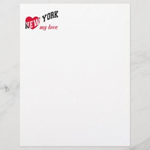 New York my love Custom Letterhead