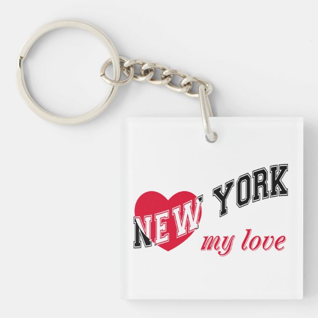 New York my love Key Ring (Front)