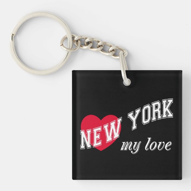 New York my love Key Ring (Front)