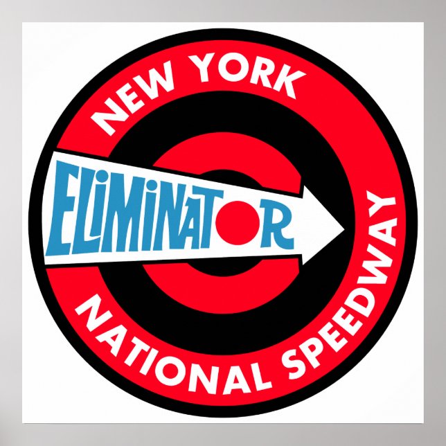 New York National Speedway Vintage sign (Front)