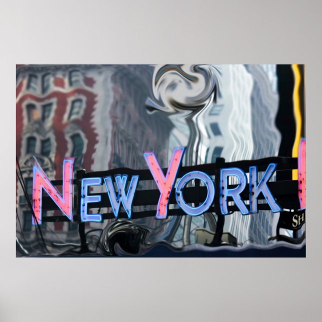 New York neon Poster (Front)