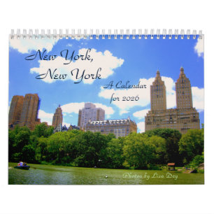 New York, New York  A Calendar for 2026
