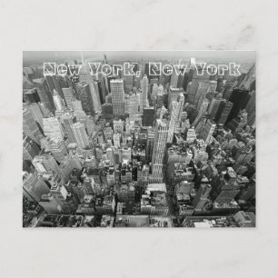 New York, New York Aerial View Postcard