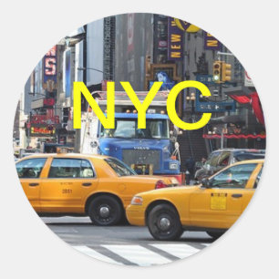 New York, New York Classic Round Sticker