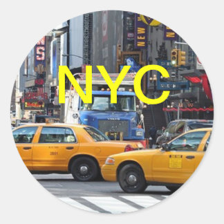 New York, New York Classic Round Sticker