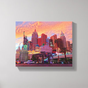 New York – New York Hotel #3 Canvas Print