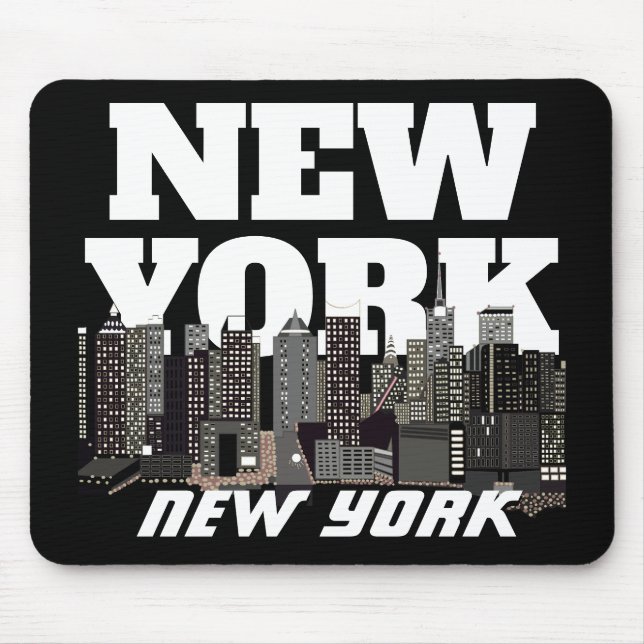 New York New York Mouse Pad (Front)