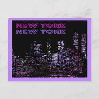 new york, new york postcard