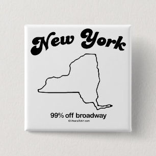 NEW YORK - "NEW YORK STATE MOTTO" T-shirts and Gea 15 Cm Square Badge