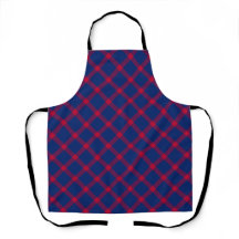 New York NFC Football Team Plaid Apron