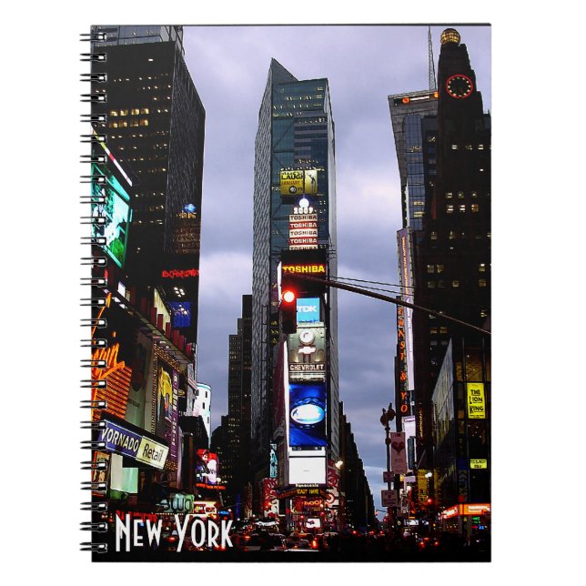 New York Notebook Times Square Souvenir Journal (Front)