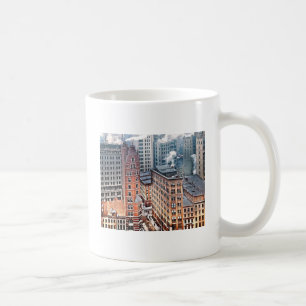 New York NY - Cluster of Skyscrapers c1900 Coffee Mug