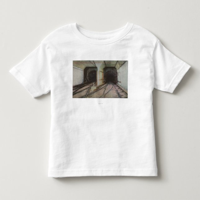 New York, NY - Hudson River Tunnel, Subway Syste Toddler T-Shirt (Front)