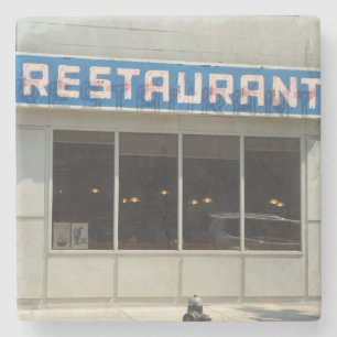 New York, NY Restaurant Stone Coaster