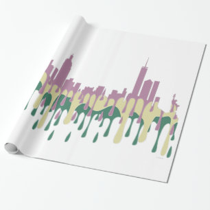 NEW YORK, NY SKYLINE PCG - WRAPPING PAPER