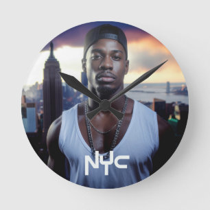 NEW YORK - NYC ROUND CLOCK