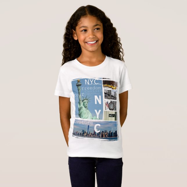 new york nyc usa manhattan travel T-Shirt (Front Full)