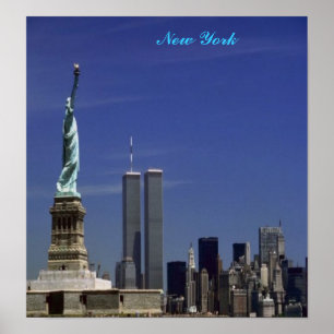 New-York, on a canvas Poster