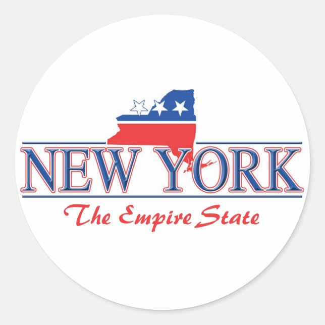New York Patriotic Stickers (Front)