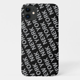 New York Pattern Grey Case-Mate iPhone Case
