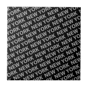 New York Pattern Grey Tile