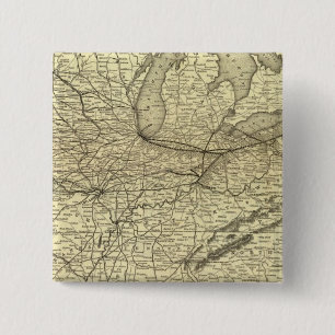 New York, Pennsylvania and Ohio Railroad 15 Cm Square Badge