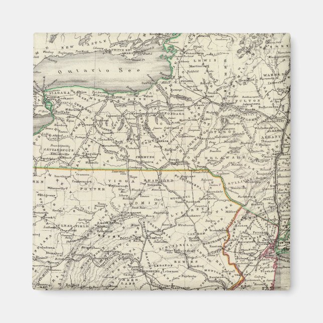 New York, Pennyslvania, and New Jersey Magnet (Front)