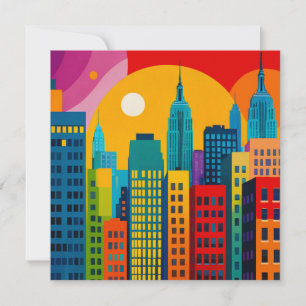 New York Pop Art Holiday Card