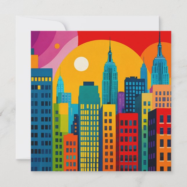 New York Pop Art Holiday Card (Front)