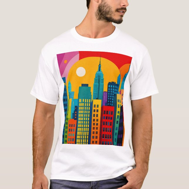 New York Pop Art T-Shirt (Front)