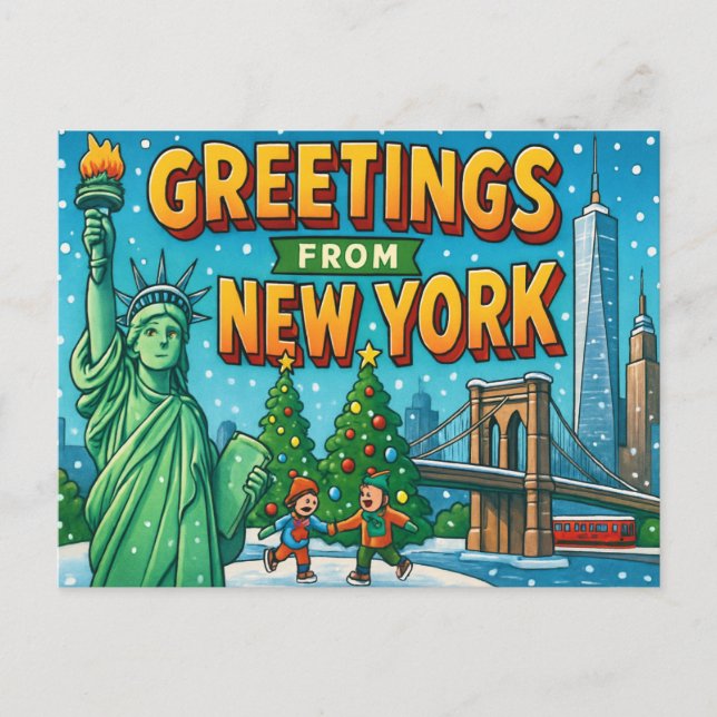 NEW YORK Postcard (Front)