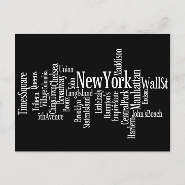 New York Postcard (Front)