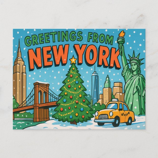 NEW YORK Postcard (Front)