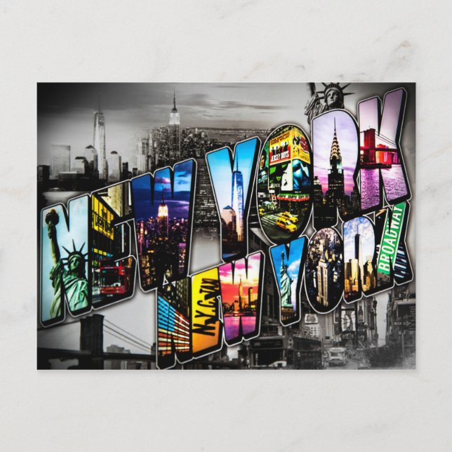 New York Postcard Vintage (Front)