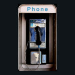 New York Public Pay Phone, Retro Phone Booth Poster<br><div class="desc">This artwork captures a nostalgic glimpse of a New York City payphone. The design,  with its distinct features,  evokes a sense of the city's history and the era when these phones were a common sight on its sidewalks. It's a reminder of a time before widespread cell phone use.</div>