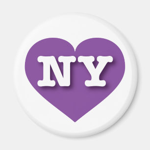 New York Purple Heart - Big Love Magnet