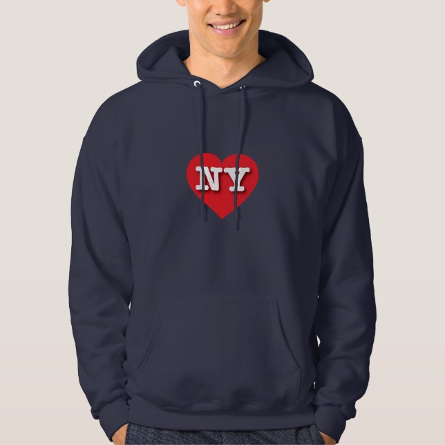 New York Red Heart - I love NY Hoodie (Front)