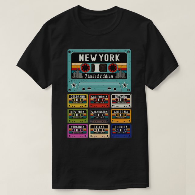 New York Retro T-Shirt (Design Front)